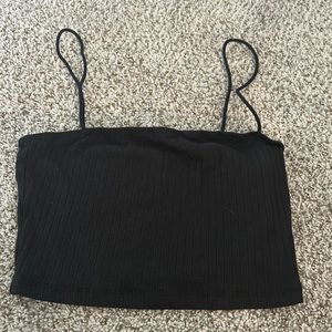 Shein black cropped shirt, size XS women’s